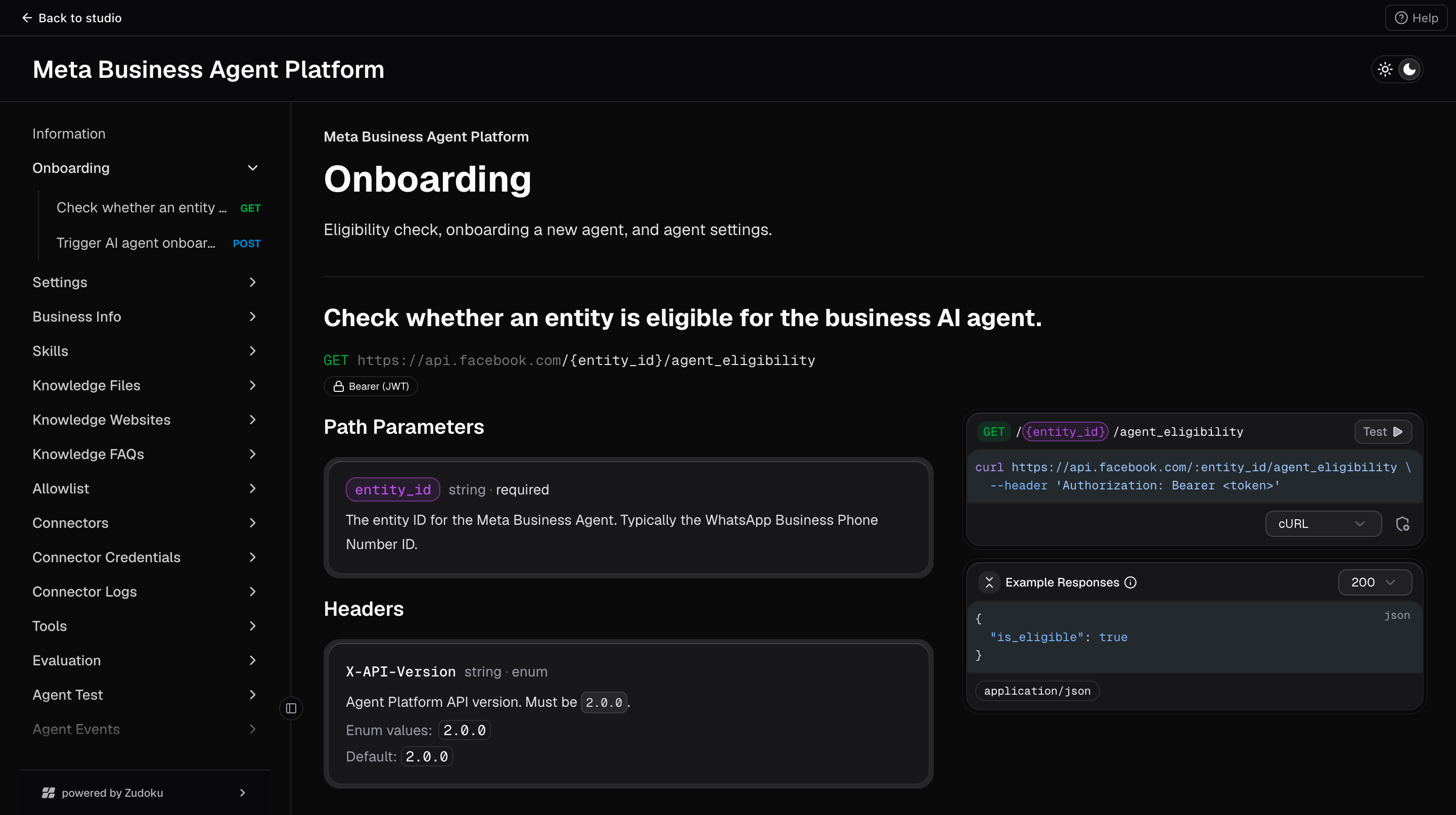 API reference viewer